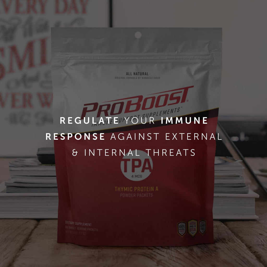 ProBoost Thymic Protein A (TPA) Powder Packets – Immune Support, 60 Packets, 4 mcg TPA/Serving, Non-GMO