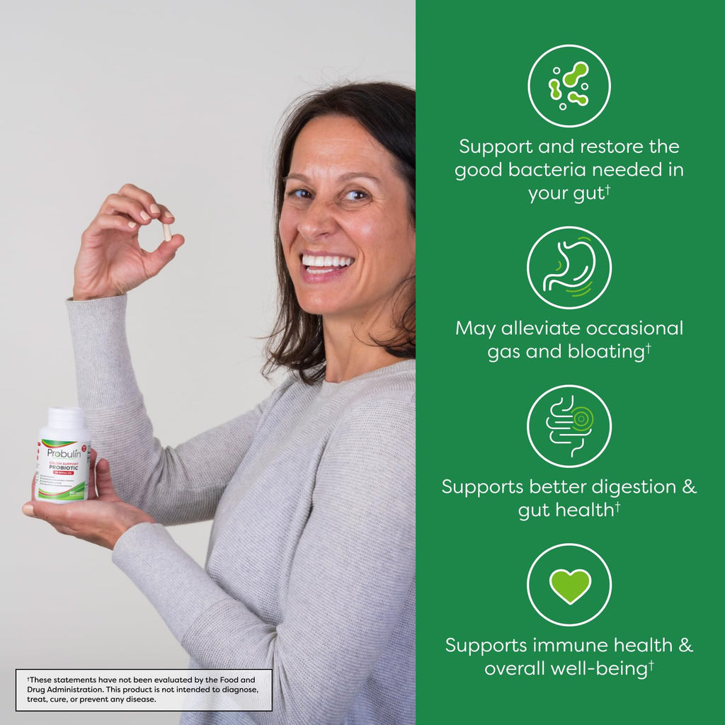 Probulin Colon Support Probiotic - 20B CFU, 90 Vegan Capsules