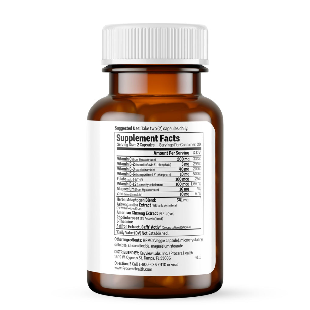 Procera Mood Support - Boost Mental Performance & Mood Stability | 60 Count