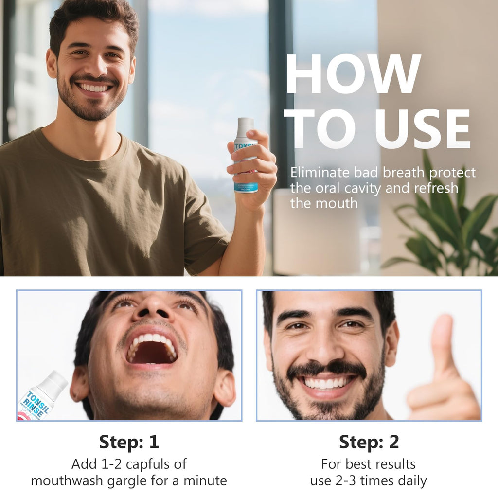 Tonsil Stone Remover Mouthwash – Natural Oral Rinse for Fresh Breath