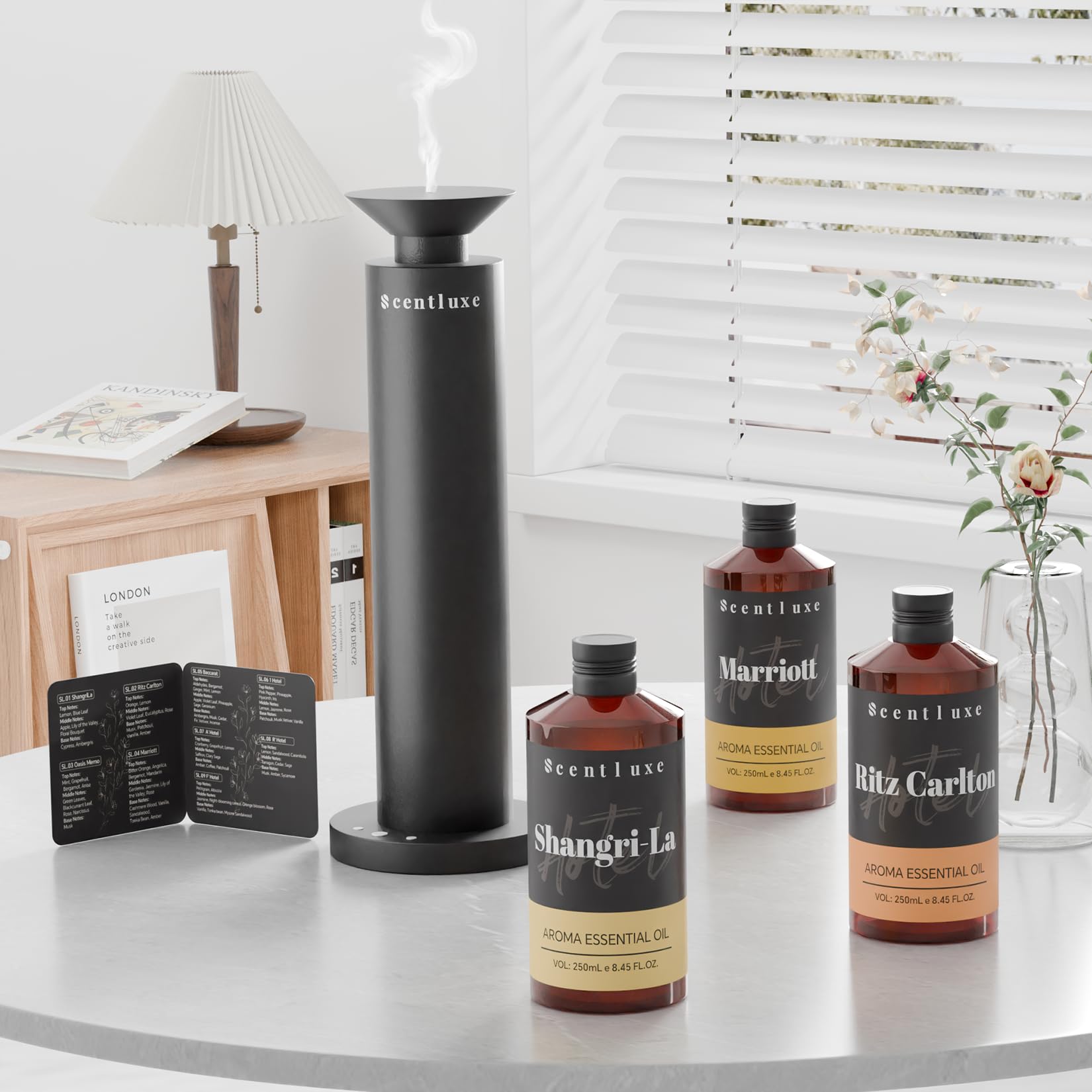ScentLuxe Essential Oils – Marriott Beach Villa Diffuser Oil 250mL | Bitter Orange, Jasmine & Lily of the Valley