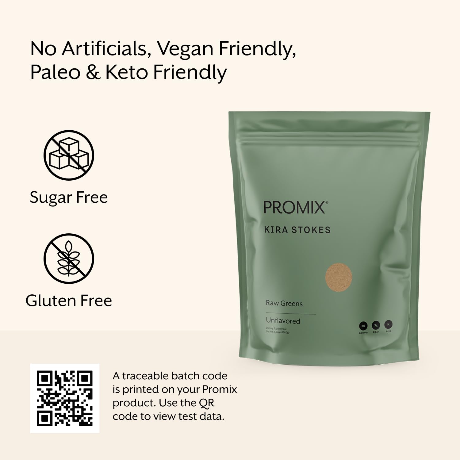 ProMix Nutrition Raw Greens Superfood Blend - Sprouted Alfalfa, Wheatgrass, Ashwagandha & Rhodiola - 30 Servings