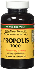 Propolis-Raw Unprocessed 1000mg – Y.S. Organic Bee Farms 90 Caps