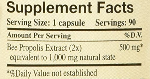 Propolis-Raw Unprocessed 1000mg – Y.S. Organic Bee Farms 90 Caps
