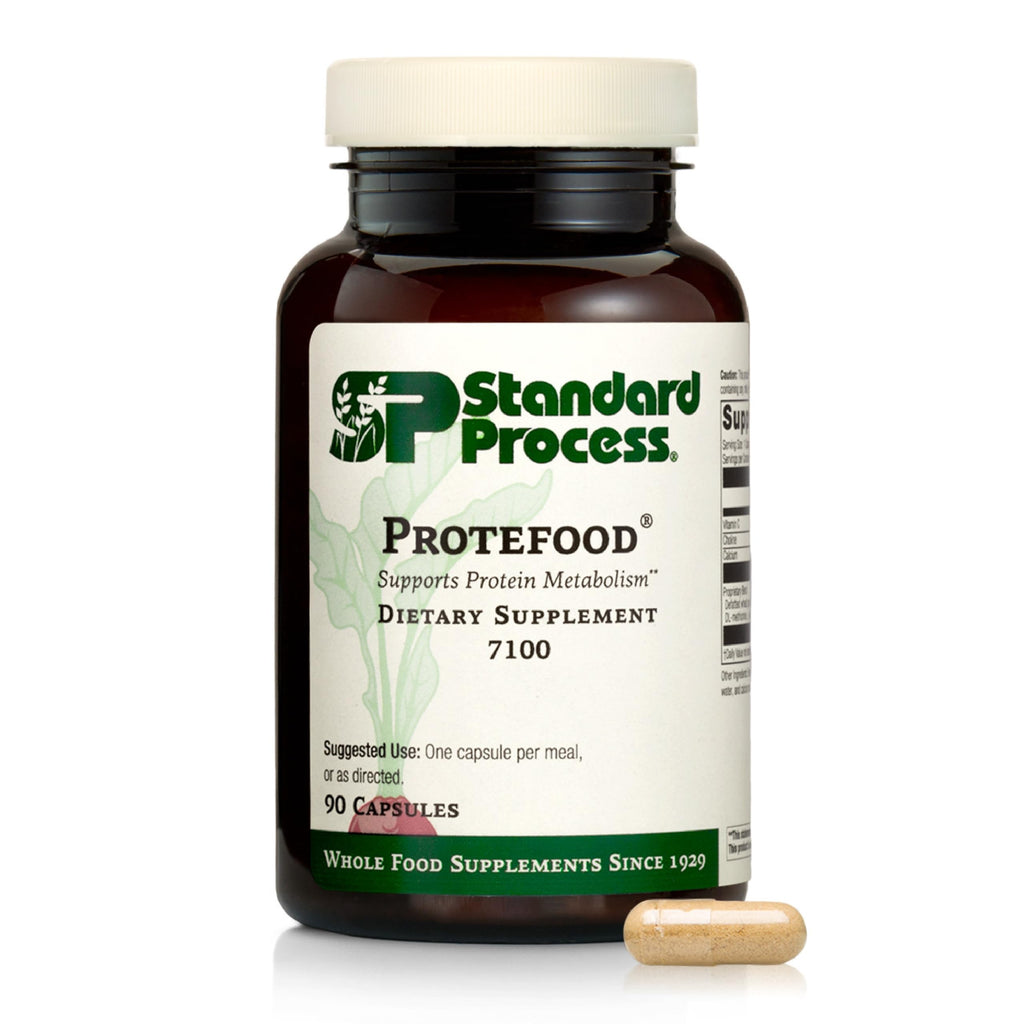 Protefood by Standard Process – Protein Metabolism & Bone Health Support (90 Capsules)