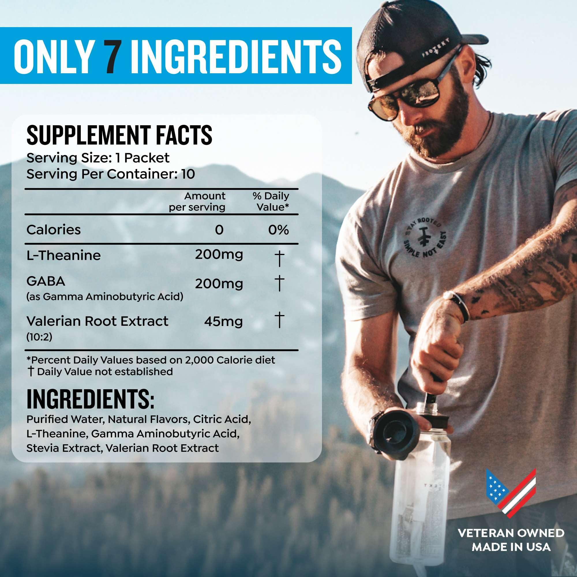 Protekt GABA L-Theanine Sleep Aid - Melatonin-Free Night Support (Grape)