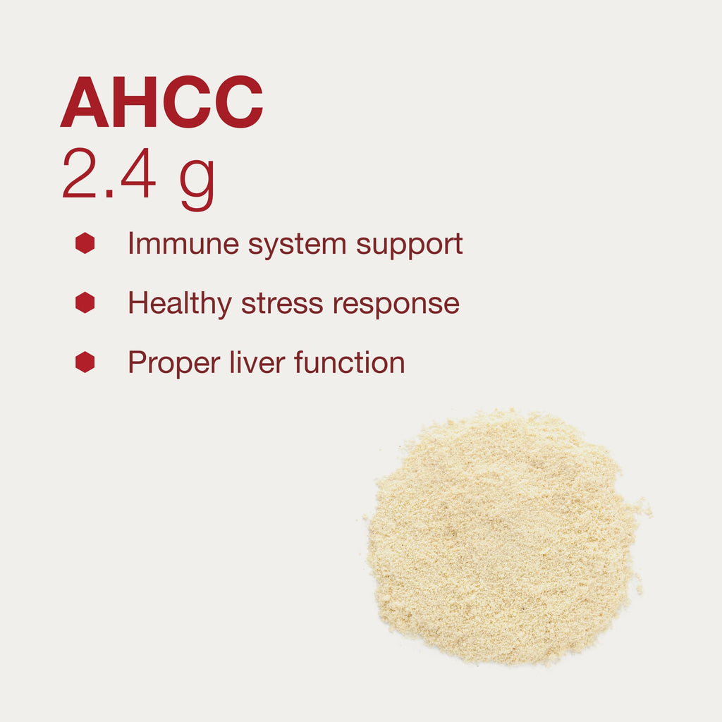 Protocol AHCC Powder – Liver & Immune Support (Mushroom Mycelia Extract, Vegan, Dairy Free) – 2 oz