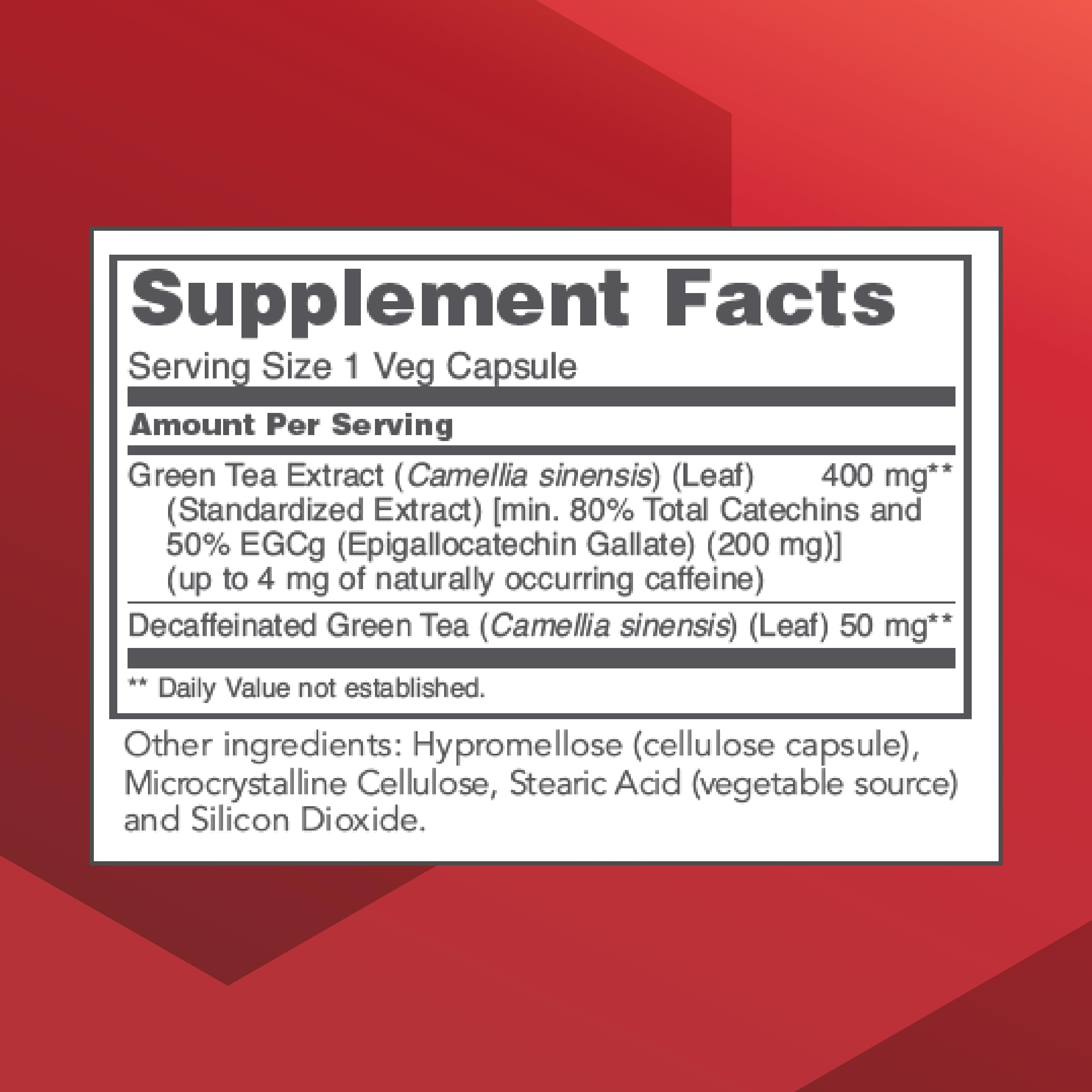 Protocol EGCG 200 mg – Green Tea Extract with 200 mg EGCG | Kosher & Vegan | 90 Veg Capsules
