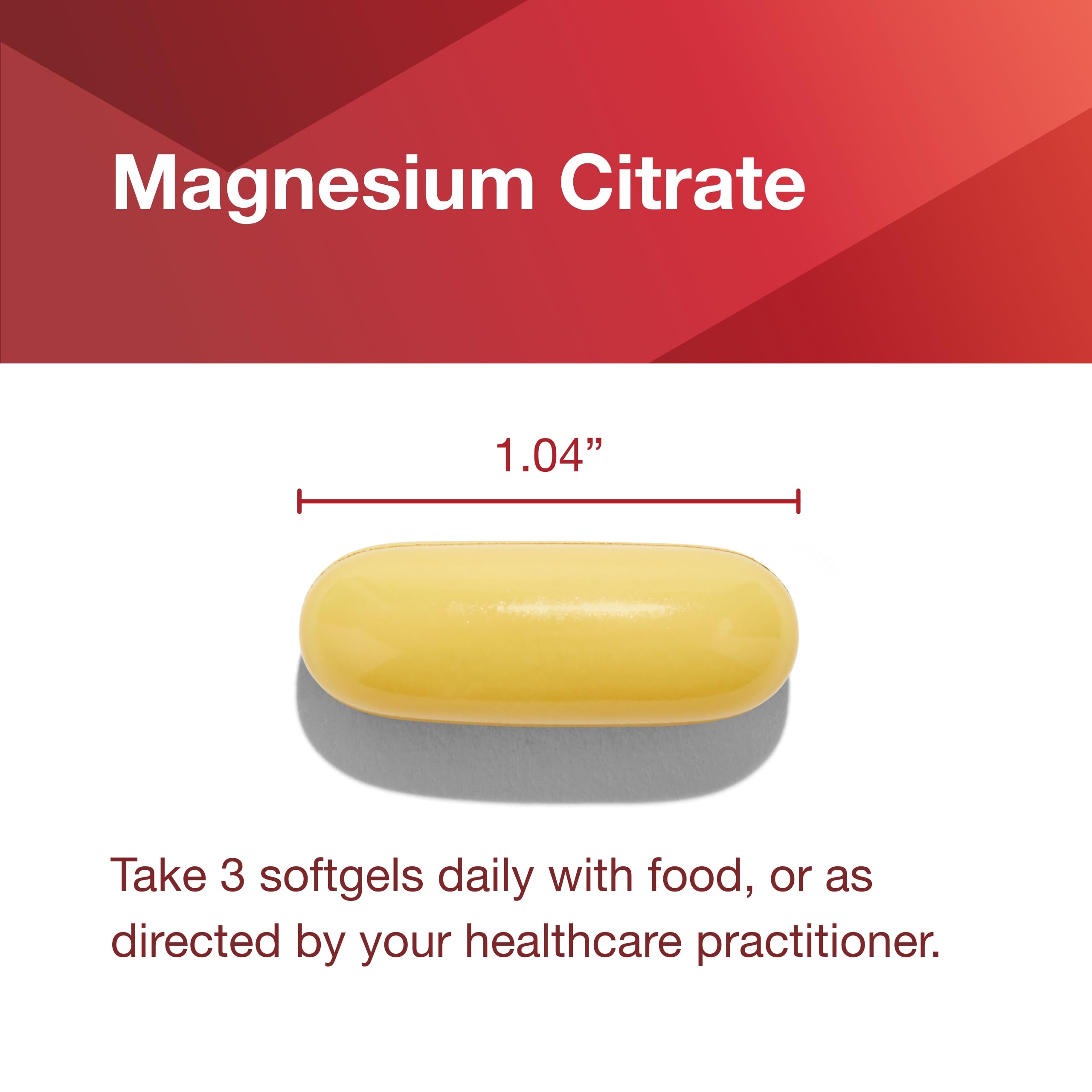 Magnesium Citrate Plus Glycinate & Malate — 400 mg Mg per Serving | 180 Softgels
