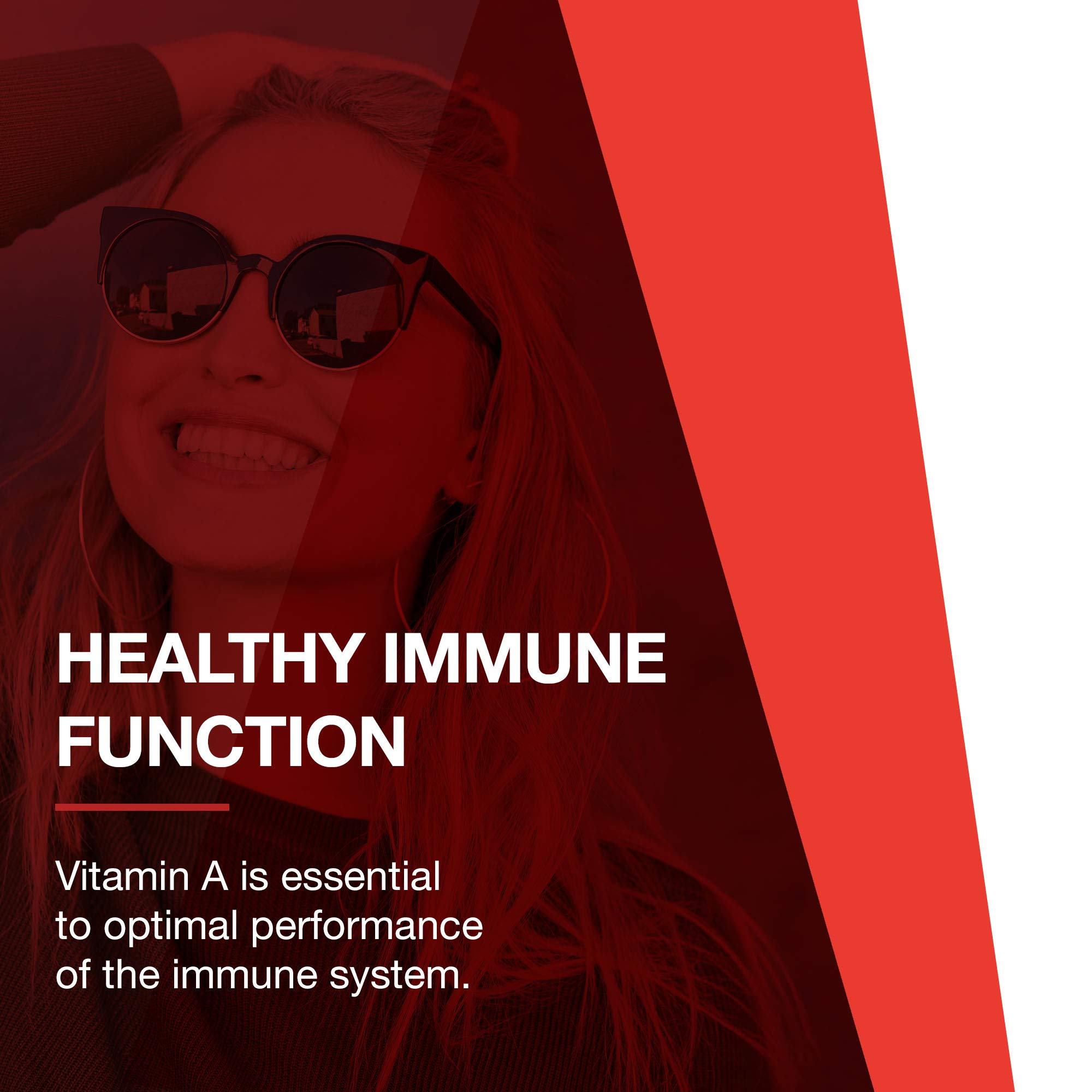 Vitamin A 25,000 IU - Eye & Immune Health | Protocol For Life Balance | 100 Softgels (2-Pack)