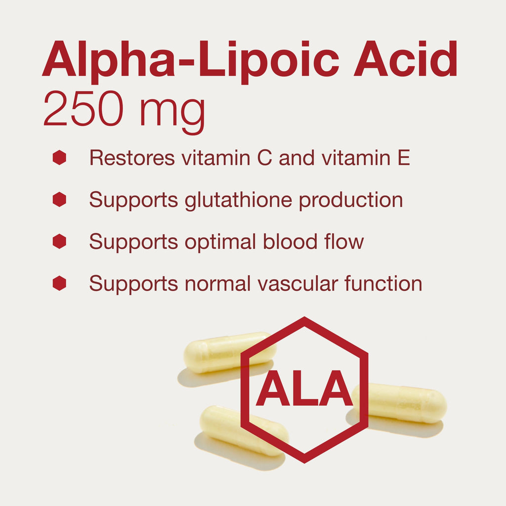 Protocol for Life Balance Alpha-Lipoic Acid 600mg - 60 Veg Capsules