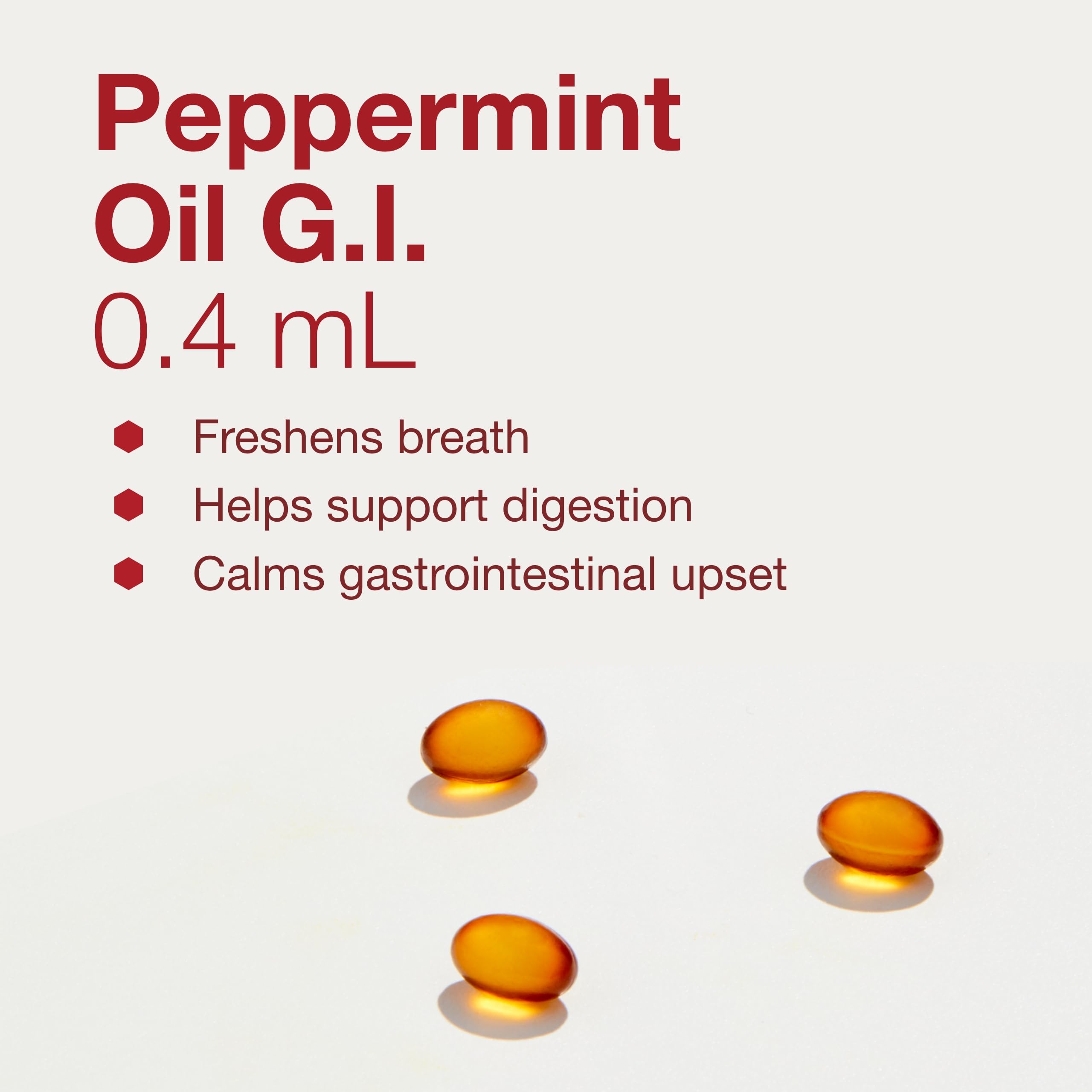 Protocol Peppermint G.I. - Digestive Health Support, Enteric-Coated, Dairy Free & Halal - 90 Softgels