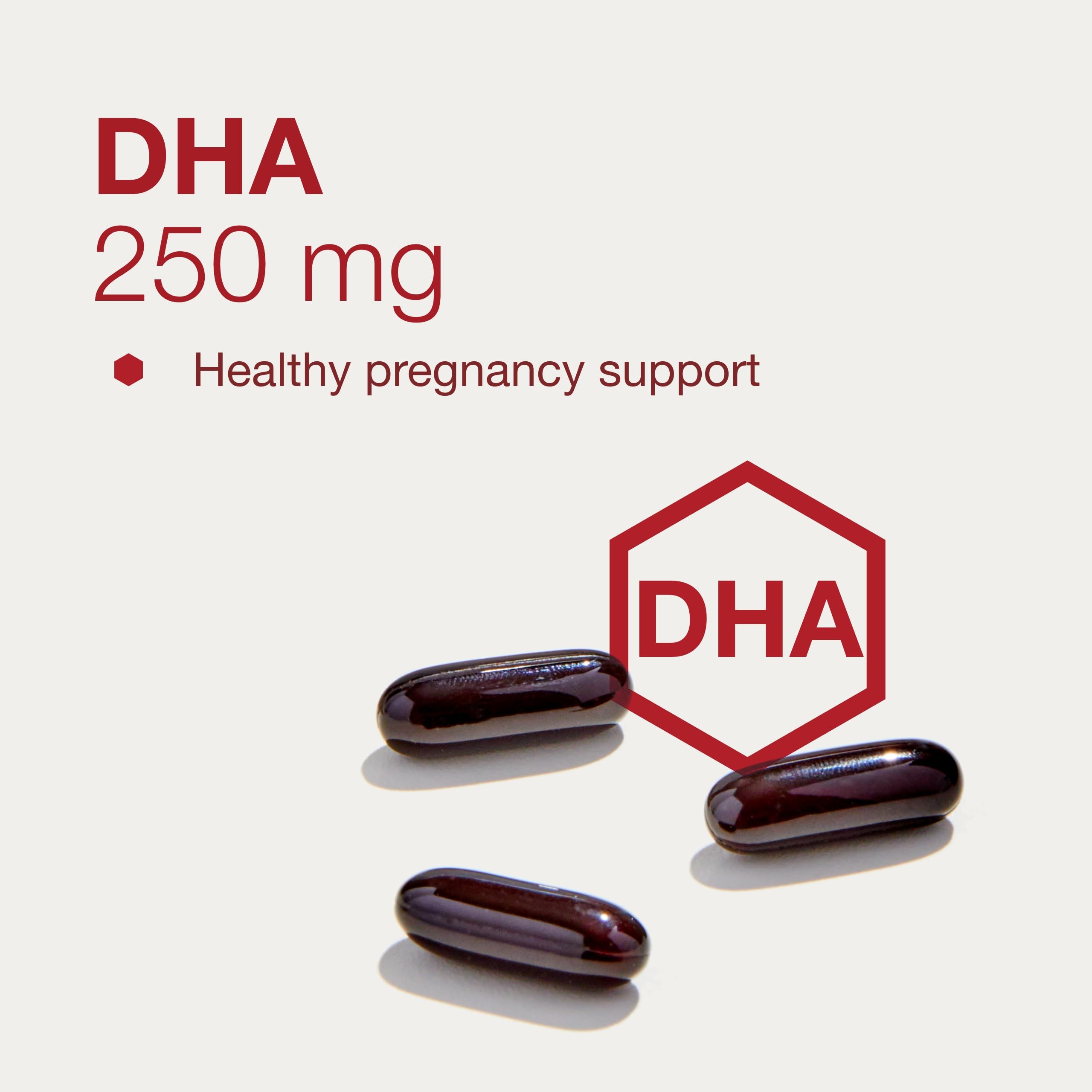 Protocol Pre-Natal DHA Multivitamin - 250 mg DHA - Halal & Dairy Free - 90 Softgels