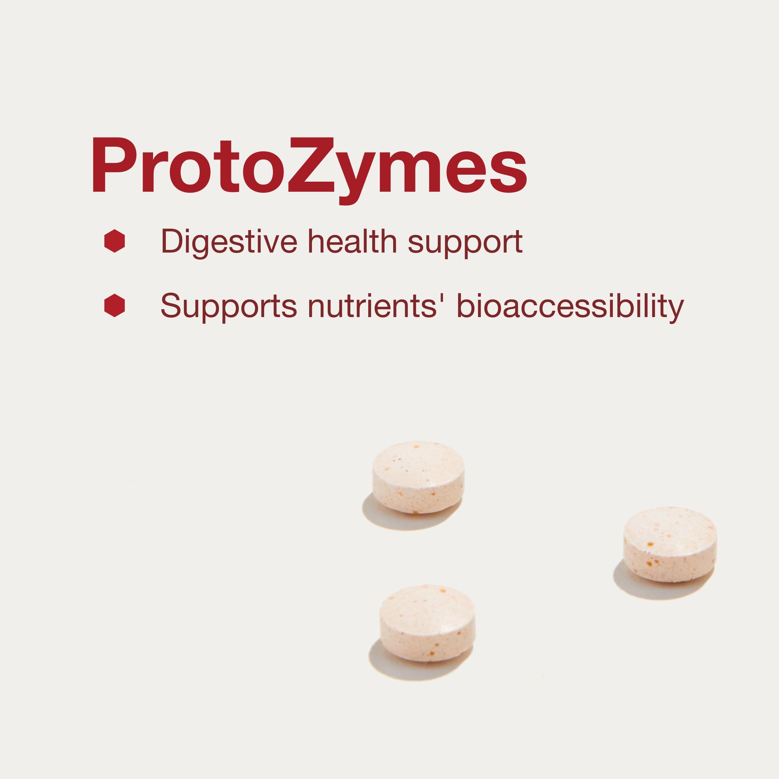Protozymes Digestive Enzymes – Protocol For Life Balance – 90 Chewables
