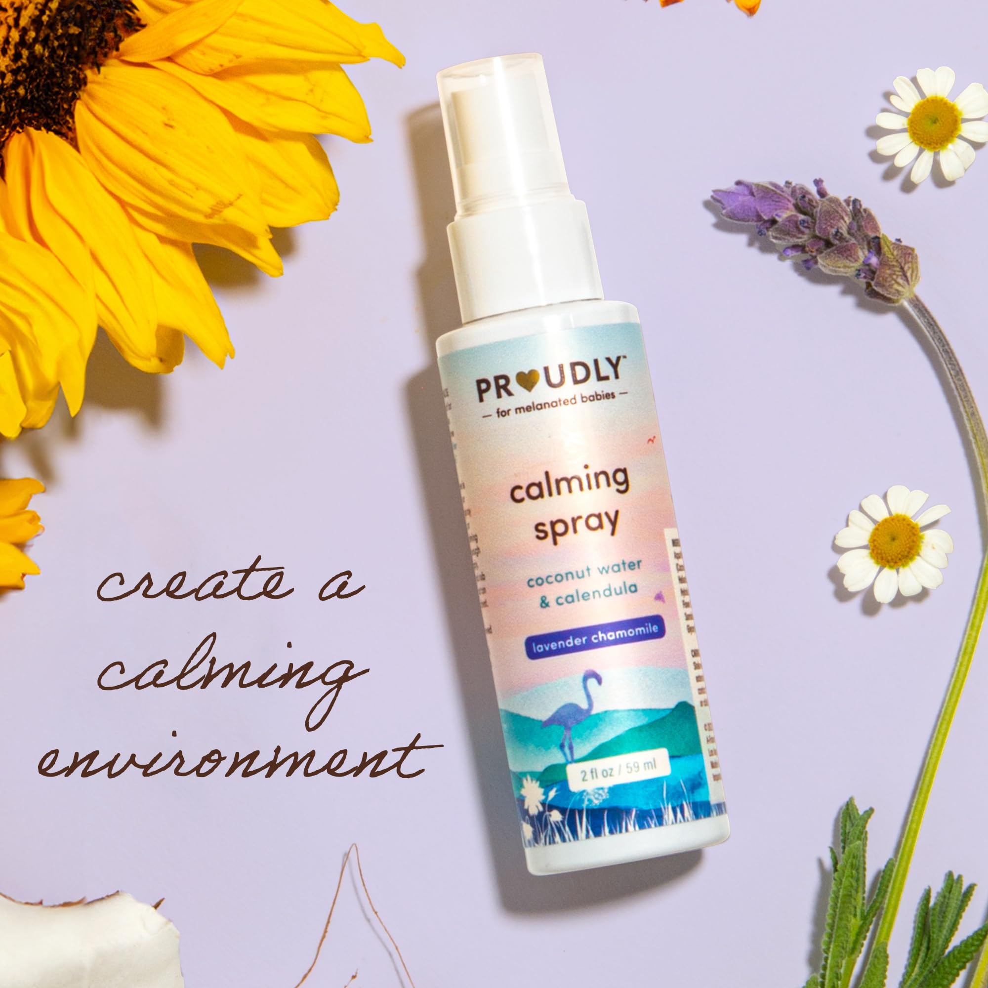 PROUDLY Calming Spray by Gabrielle Union & Dwyane Wade – Baby Room & Linen Mist (2 oz) 2-Pack