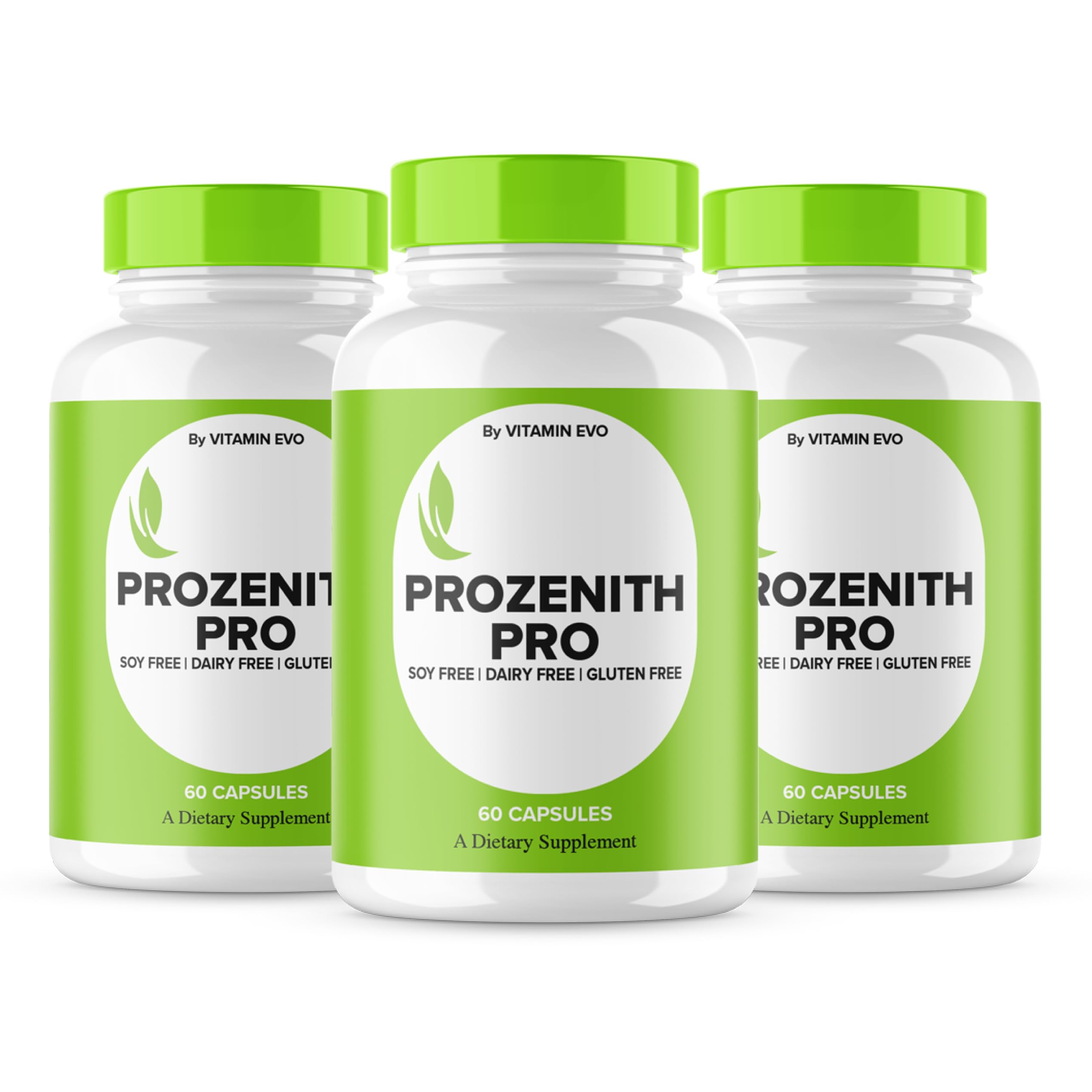 (3 Pack) Prozenith Pro Capsules – All-Natural Advanced Formula (180 Capsules)