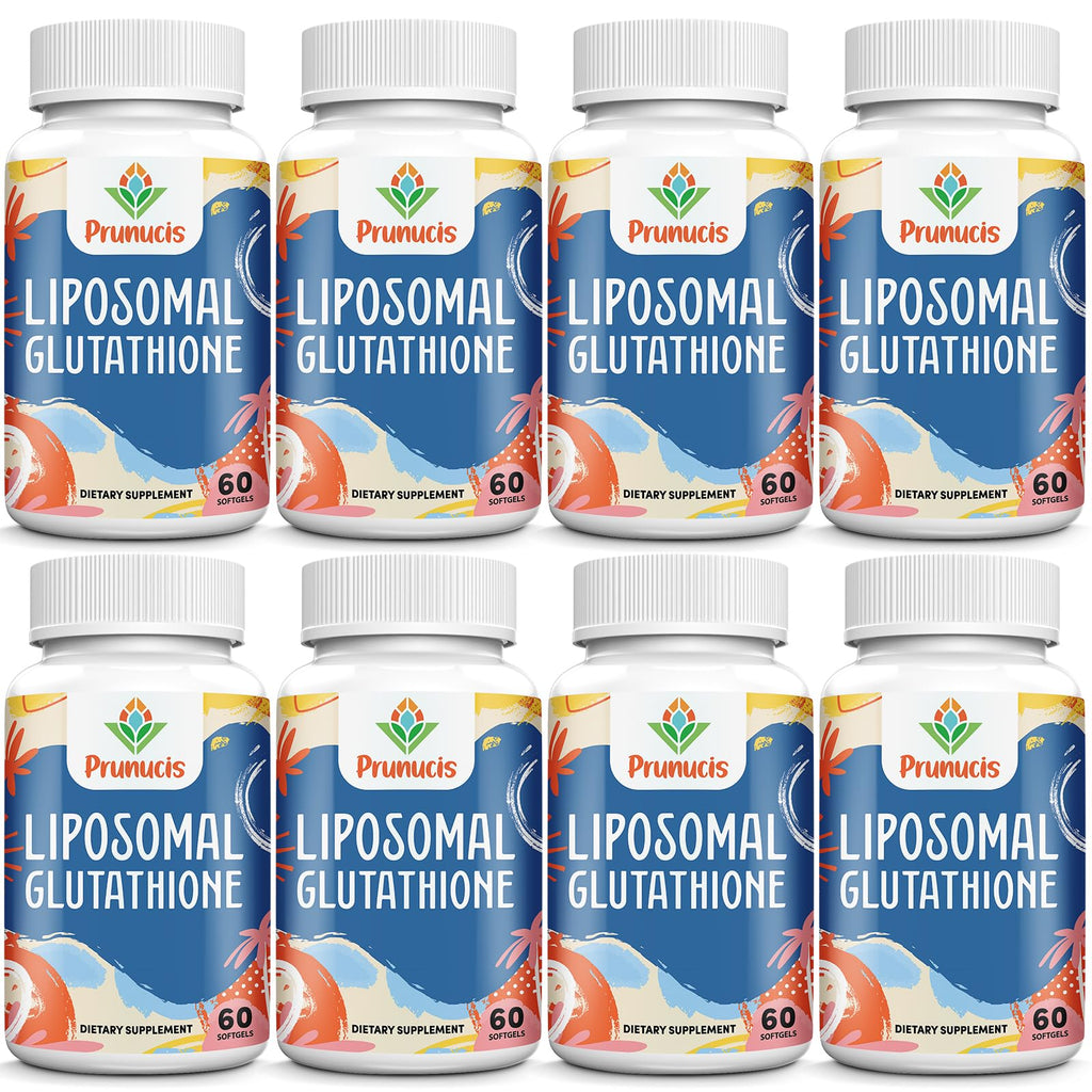 Prunucis 2400MG Liposomal Glutathione — Vitamin C, Milk Thistle, Alpha-Lipoic Acid, 480 Softgels