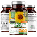 Number One Nutrition Phosphatidylserine 400mg – Sunflower Lecithin, Soy Free, 120 Veg Caps