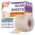 Psecici Silicone Scar Sheets & Tape – Medical-Grade, Reusable Scar Strips (1.6 x 59 in Roll)