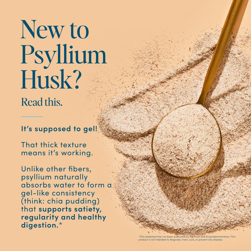 Psyllium Husk Fiber Lemonade – 6g Per Packet, 20-Count Travel Packs