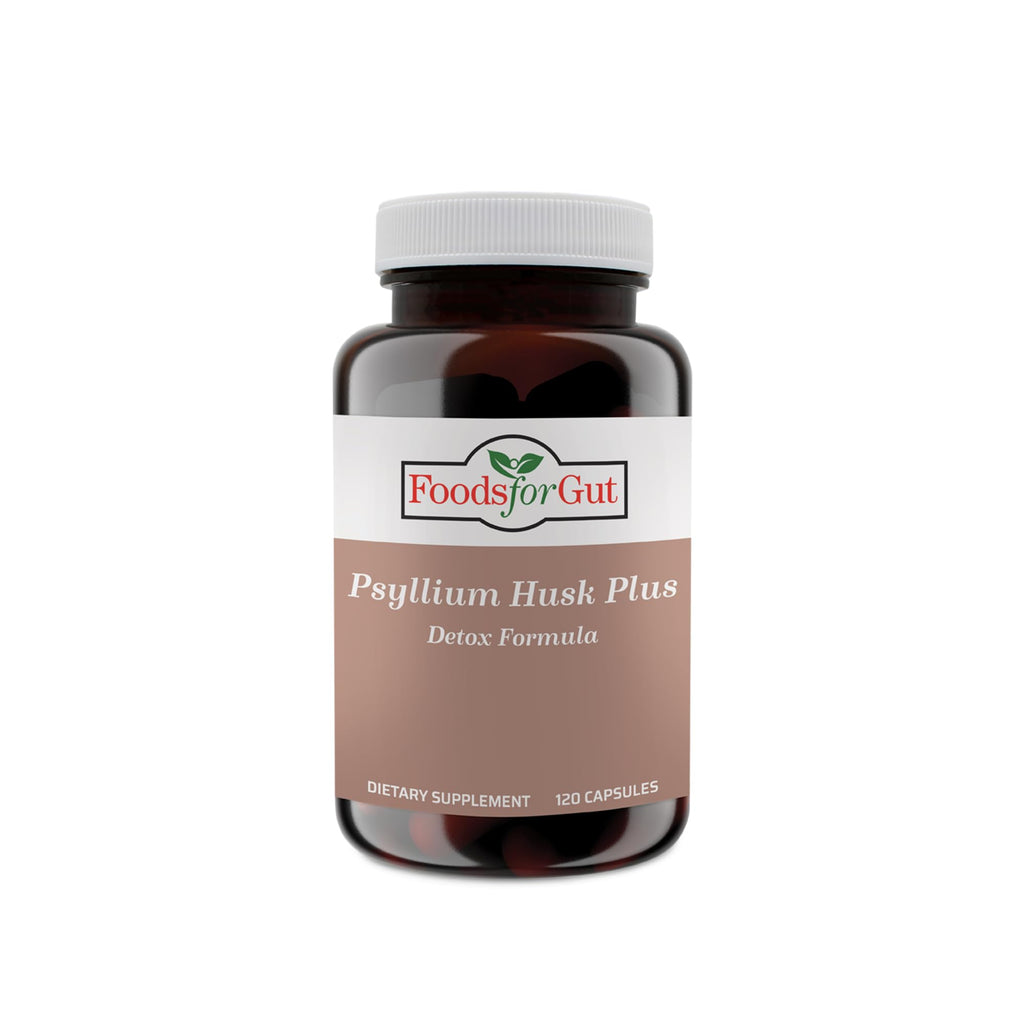 Psyllium Husk Plus Detox Formula – 1080mg, 120 Vegetarian Capsules