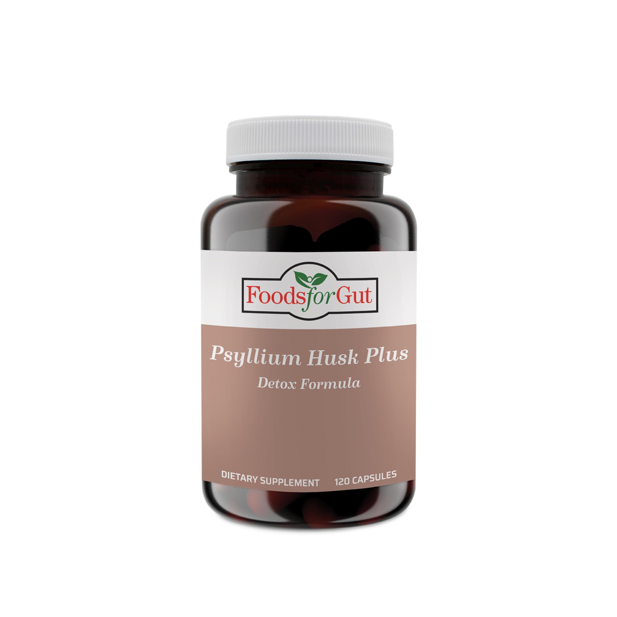 Psyllium Husk Plus Detox Formula – 1080mg, 120 Vegetarian Capsules