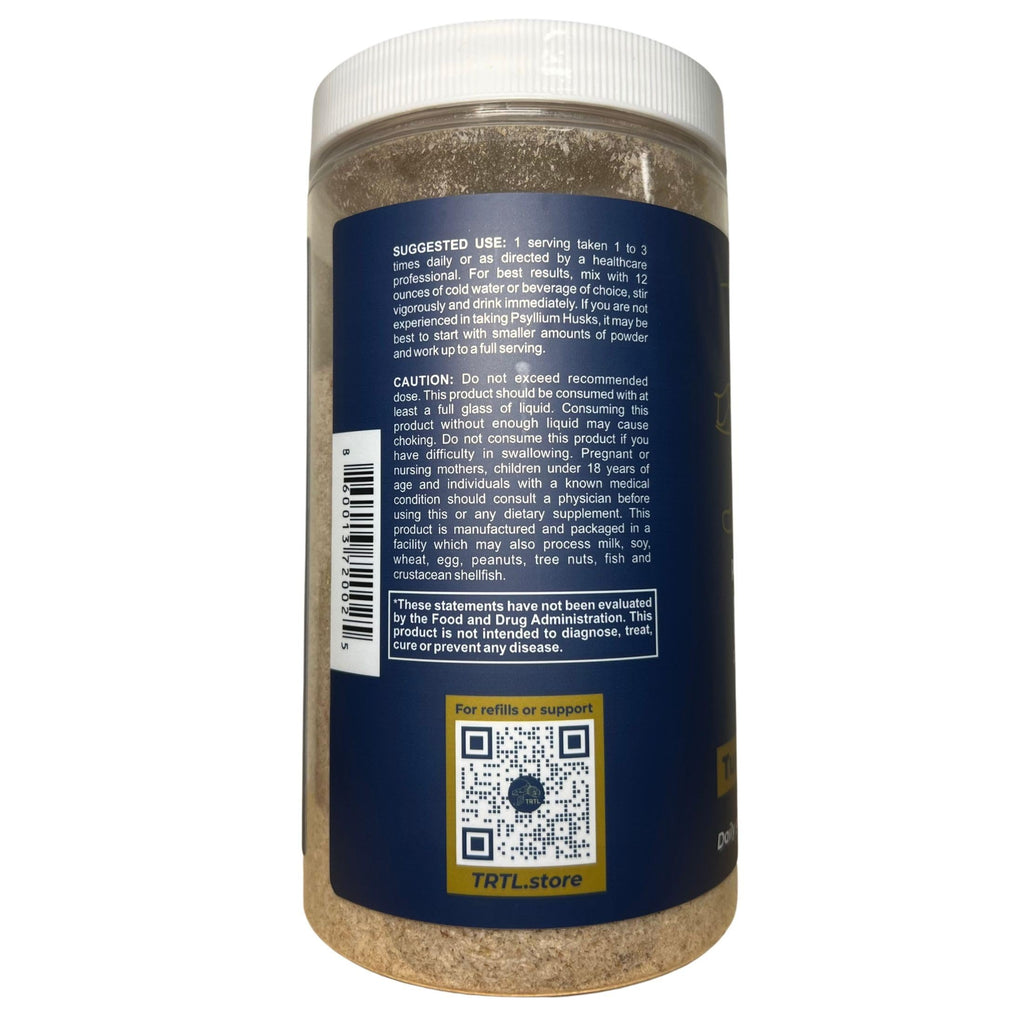 Psyllium Husk Powder – Sugar-Free and Unflavored | 6g Fiber per Serving