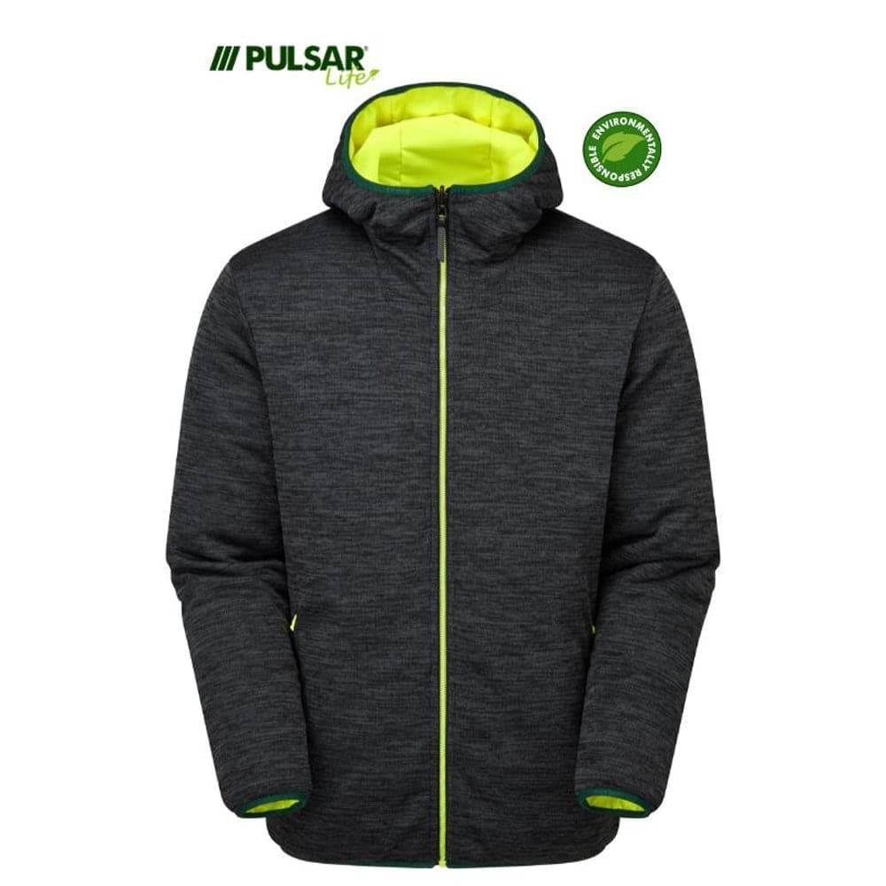 PULSAR® LIFE GRS LFE962 Women's Reversible Hi-Vis Puffer Jacket Yellow