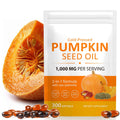 Pumpkin Seed Oil Capsules with Saw Palmetto — Cold-Pressed for Hair Growth, Prostate & Urinary Health | Non-GMO, 300 Softgels