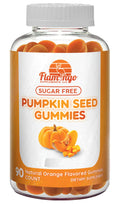 Pumpkin Seed Oil Gummies Sugar-Free - Hair Growth & Urinary Support | 90 Count | Vegan & Halal