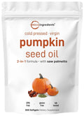 Pumpkin Seed Oil with Saw Palmetto – Micro Ingredients, 300 Softgels (Cold Pressed, Non-GMO)