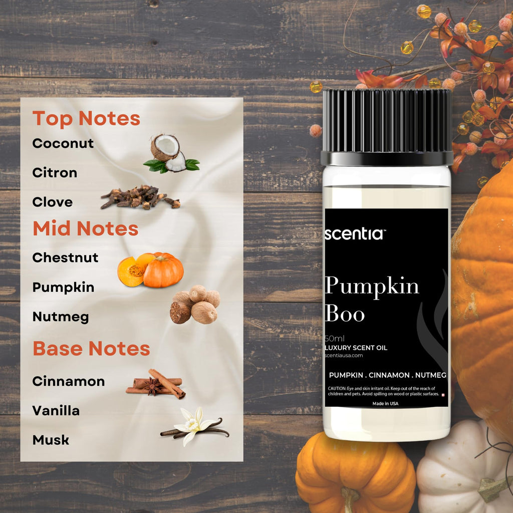 Pumpkin Boo Essential Oil – 50ml Premium Fall Fragrance for Diffusers & Candles