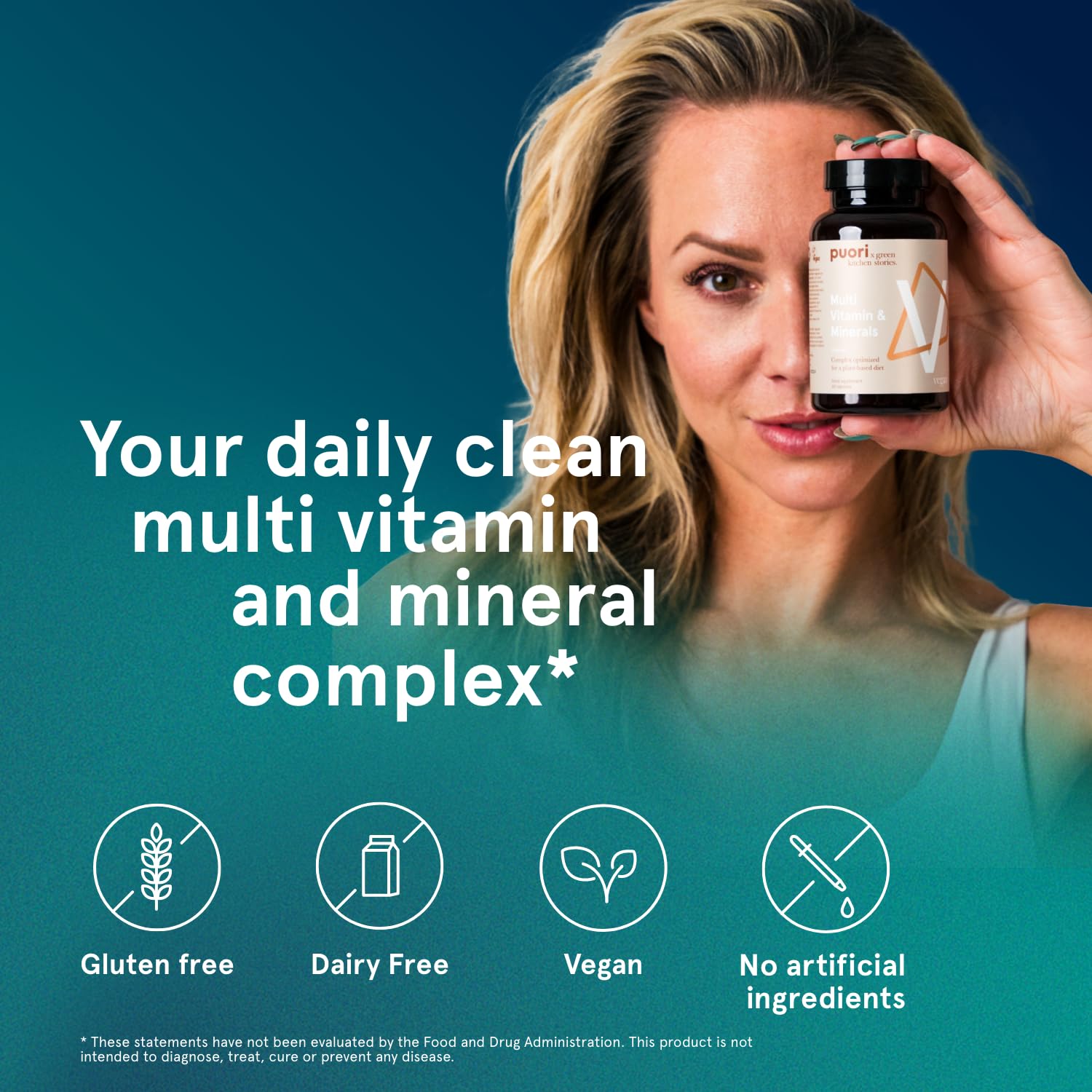 Puori V Vegan Vitamin & Mineral Complex — 60 Capsules