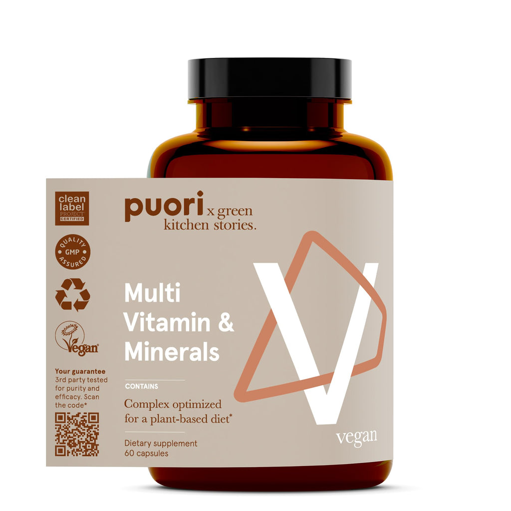 Puori V Vegan Vitamin & Mineral Complex — 60 Capsules