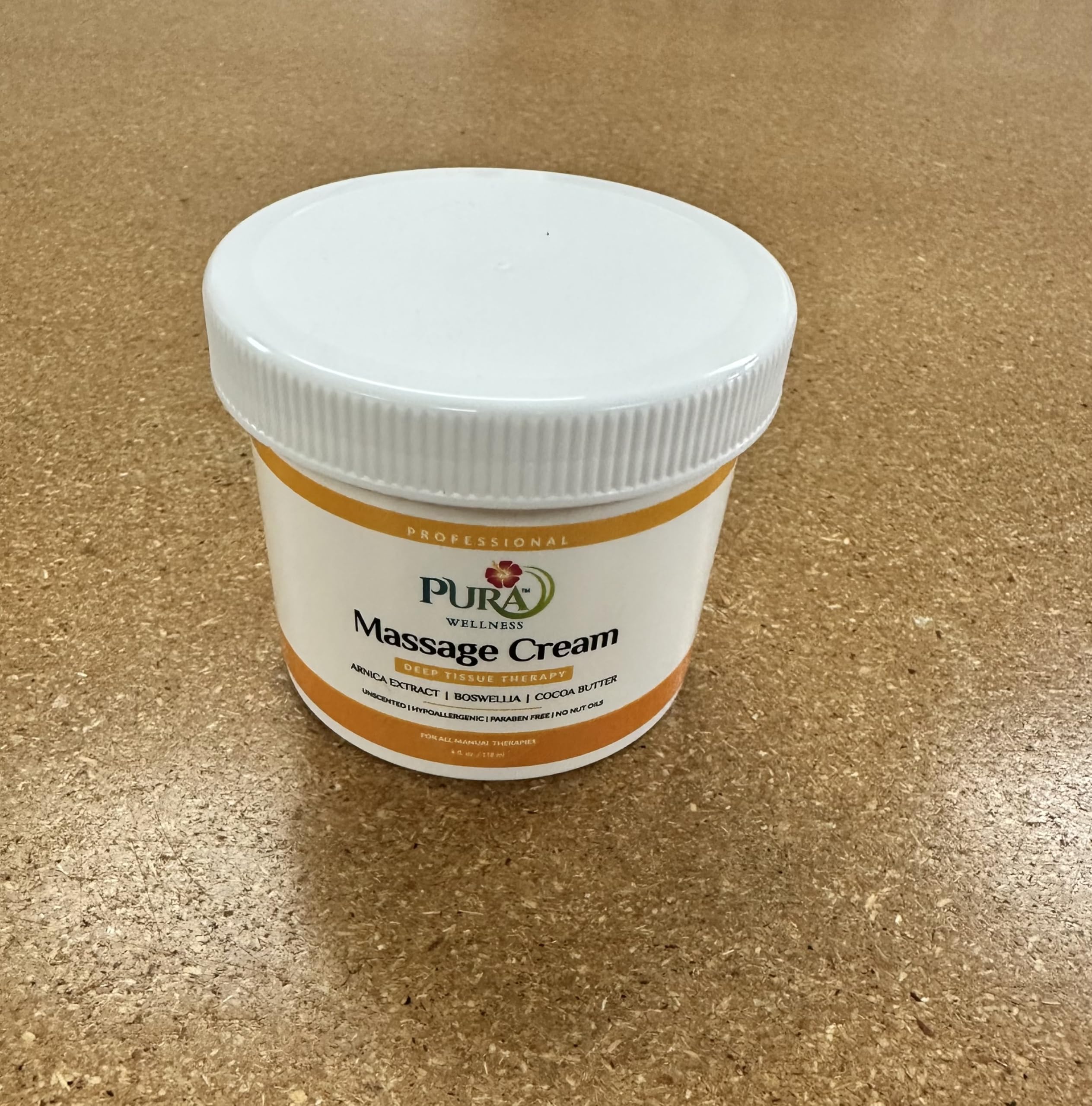 PURA 1st Wellness Deep Tissue Massage Cream - 4oz, Unscented for Physical Therapy