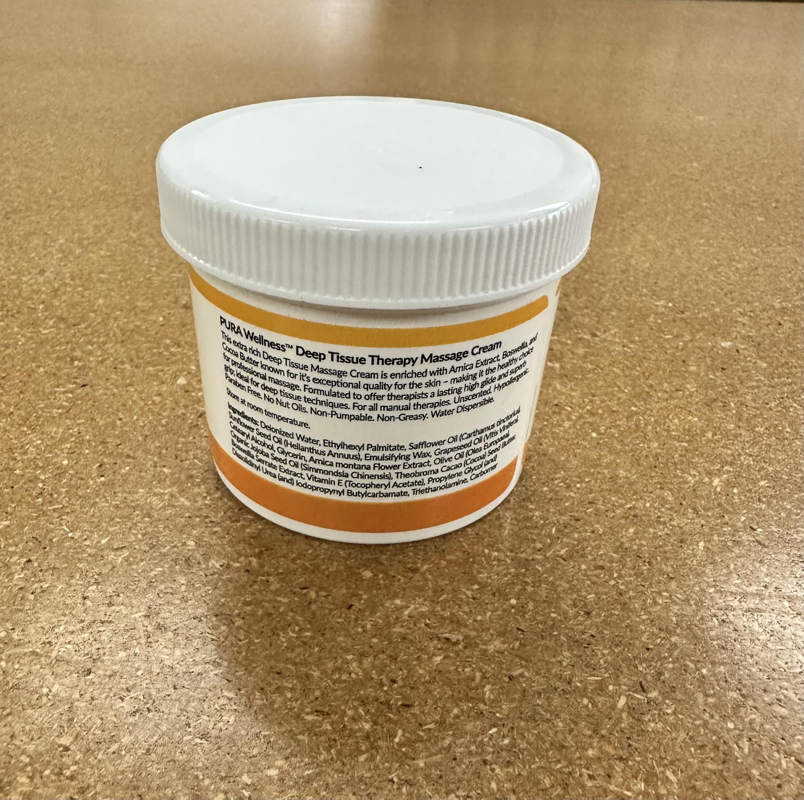 PURA 1st Wellness Deep Tissue Massage Cream - 4oz, Unscented for Physical Therapy