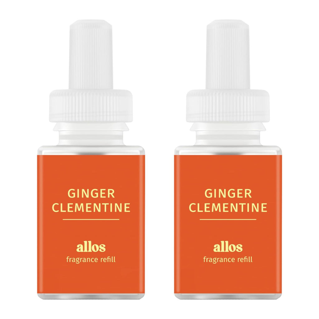 Pura & Allos Ginger Clementine Fragrance Refill for Smart Home Diffusers - 2 Pack