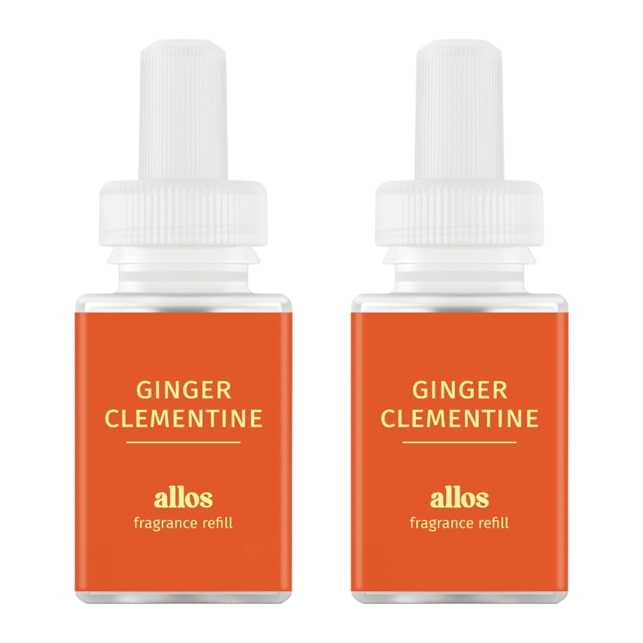 Pura & Allos Ginger Clementine Fragrance Refill for Smart Home Diffusers - 2 Pack