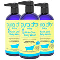 PURA D'OR All-in-One Baby Wash - Tear-Less, Hypoallergenic 2-in-1 Bath & Shampoo
