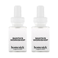 Pura & Homesick Home Scent Refill – Santa’s Workshop (2 Pack) – Smart Air Diffuser