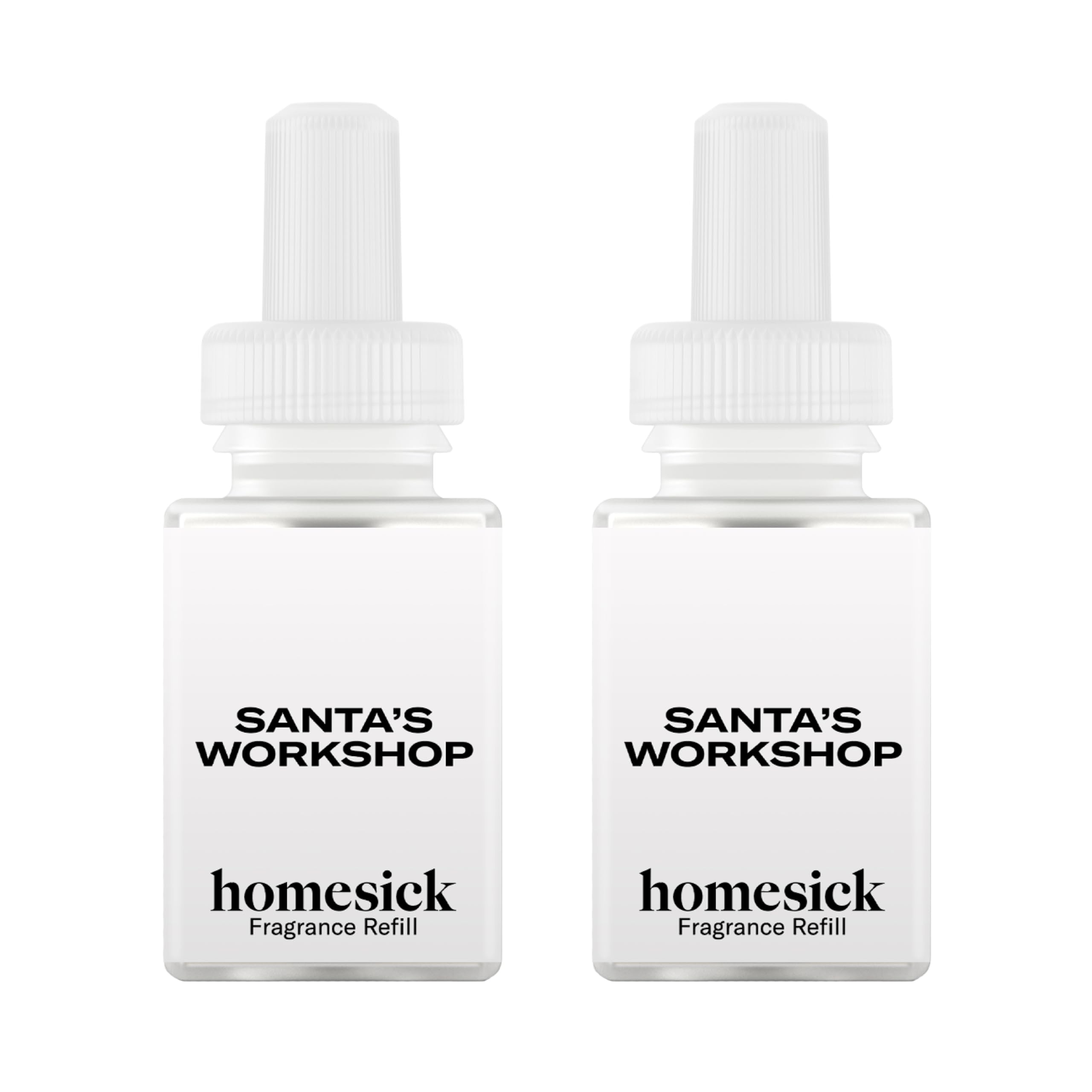 Pura & Homesick Home Scent Refill – Santa’s Workshop (2 Pack) – Smart Air Diffuser