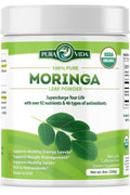 PURA VIDA Moringa Powder Organic – Single Origin Moringa Leaf Powder (USDA Organic) 8 oz