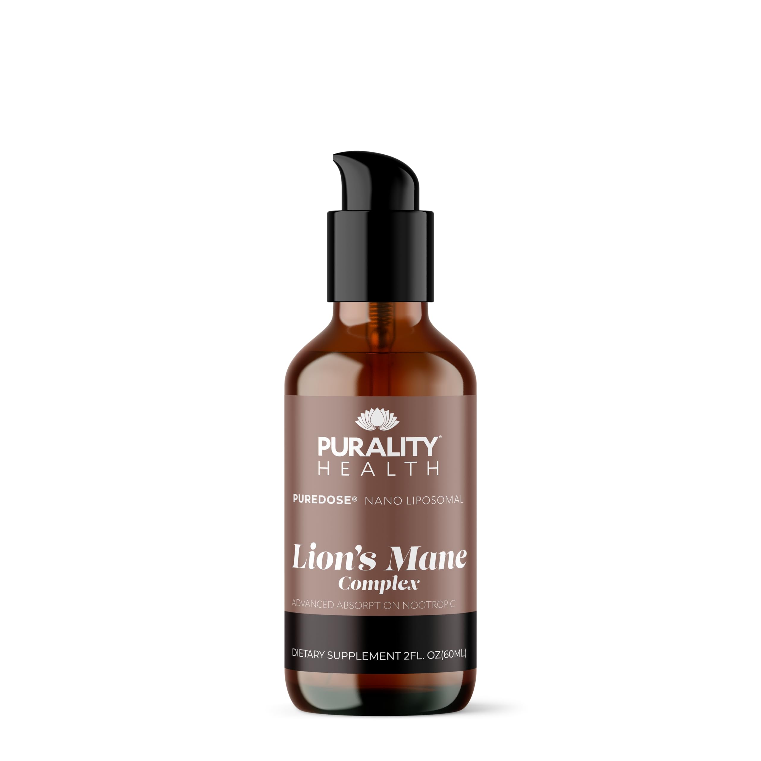 PURALITY HEALTH Lion's Mane Complex - Nano Liposomal Brain Support