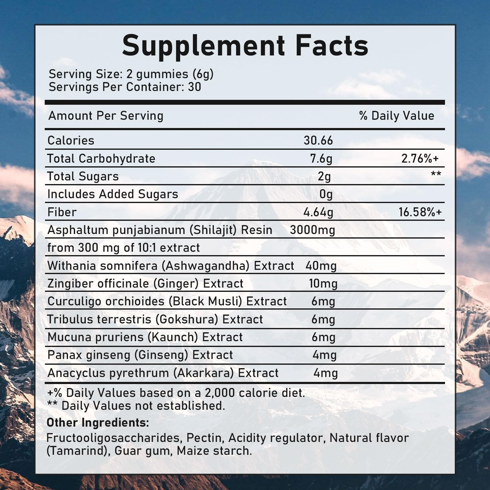 Puranutra Shilajit Gummies – Natural Himalayan Shilajit with Ashwagandha, 60 Gummies