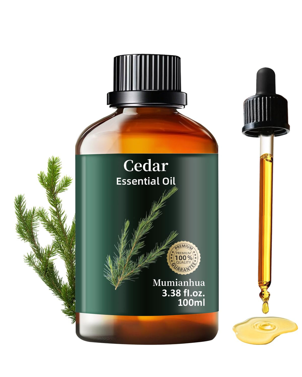 Cedarwood Essential Oil for Bedtime & Pillow Mist – Relaxation & Aromatherapy (3.38 Fl Oz)