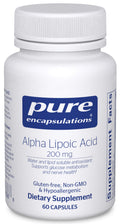 Pure Encapsulations Alpha Lipoic Acid 200 mg - 60 Vegan Capsules | Antioxidant & Metabolic Support