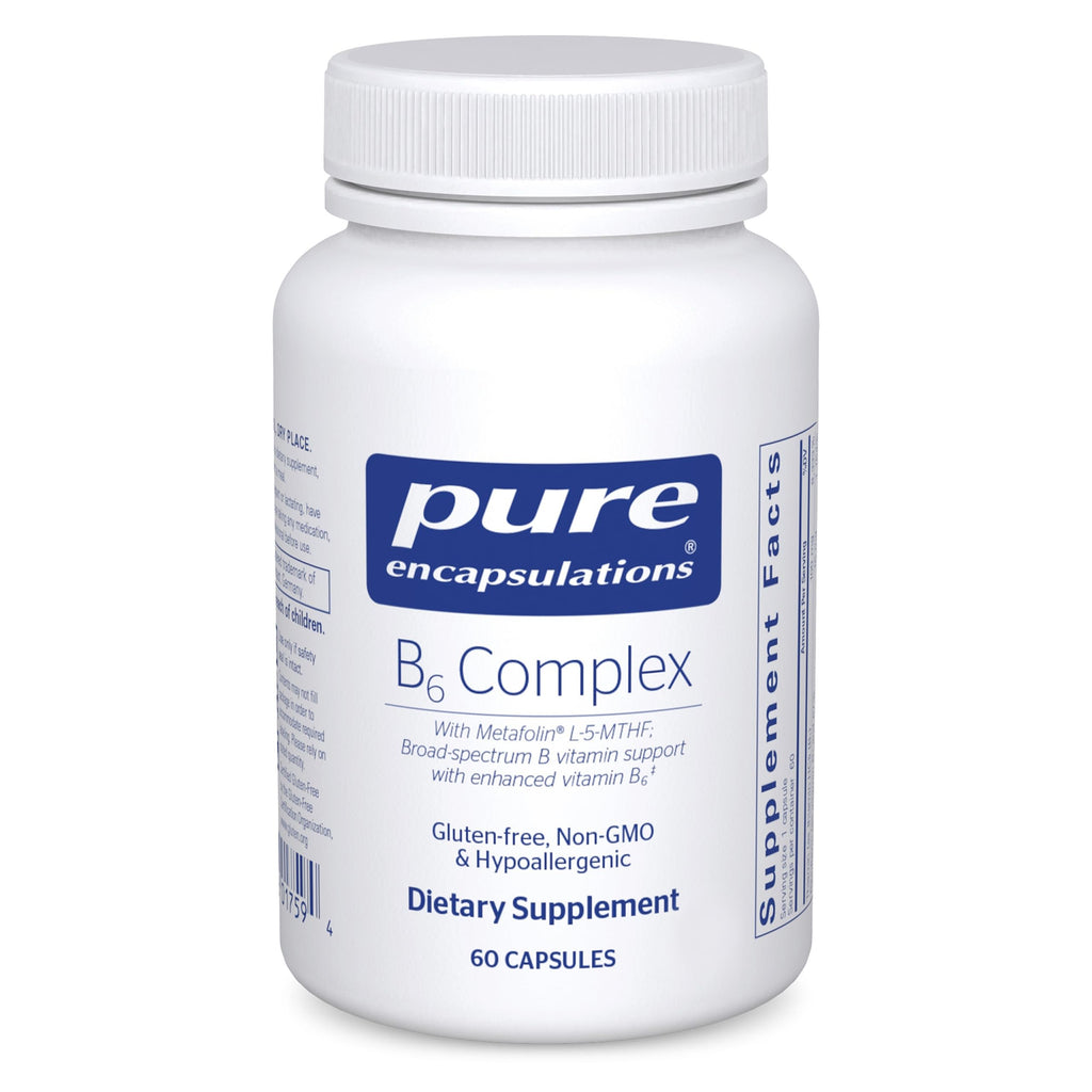 Pure Encapsulations B6 Complex — Brain & Nervous System Support (60 Capsules)