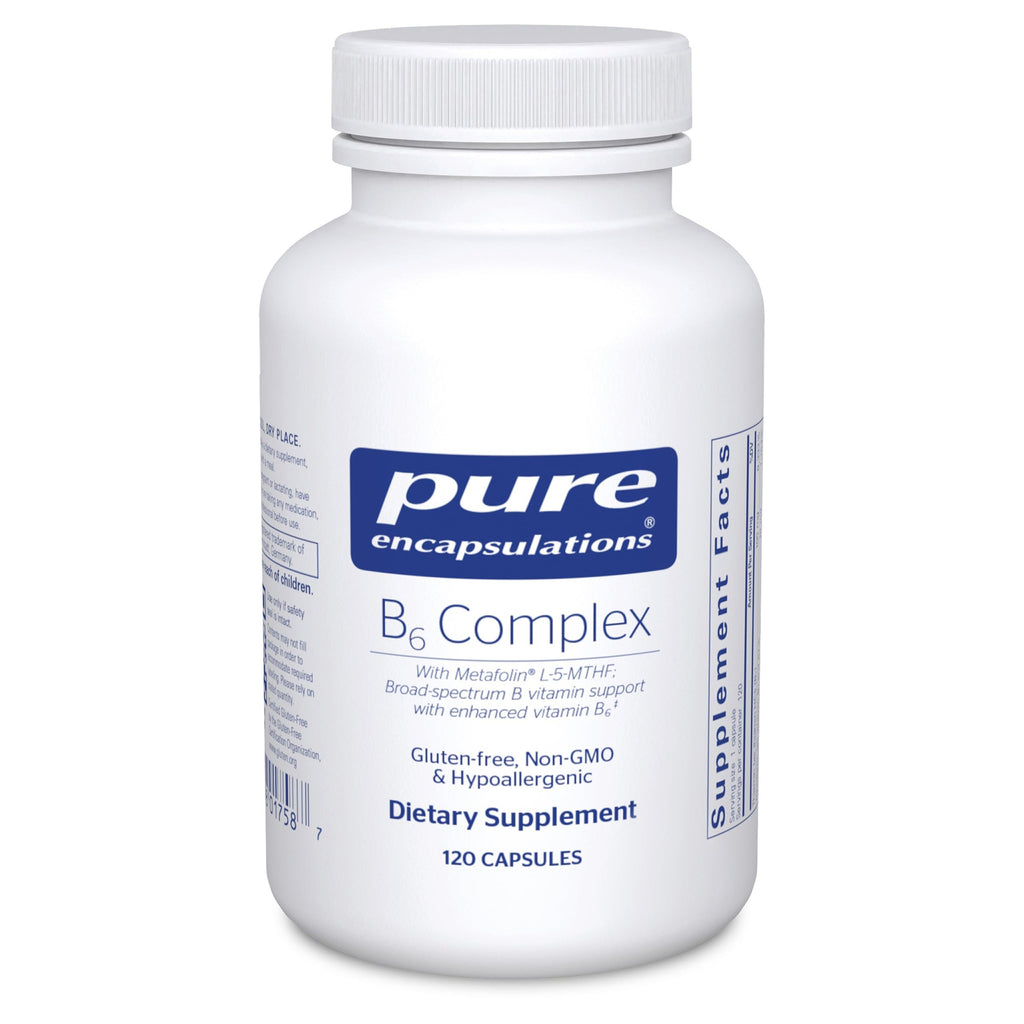 Pure Encapsulations B6 Complex – Supports Nervous System & Brain Health – Non-GMO, Gluten Free – 120 Capsules