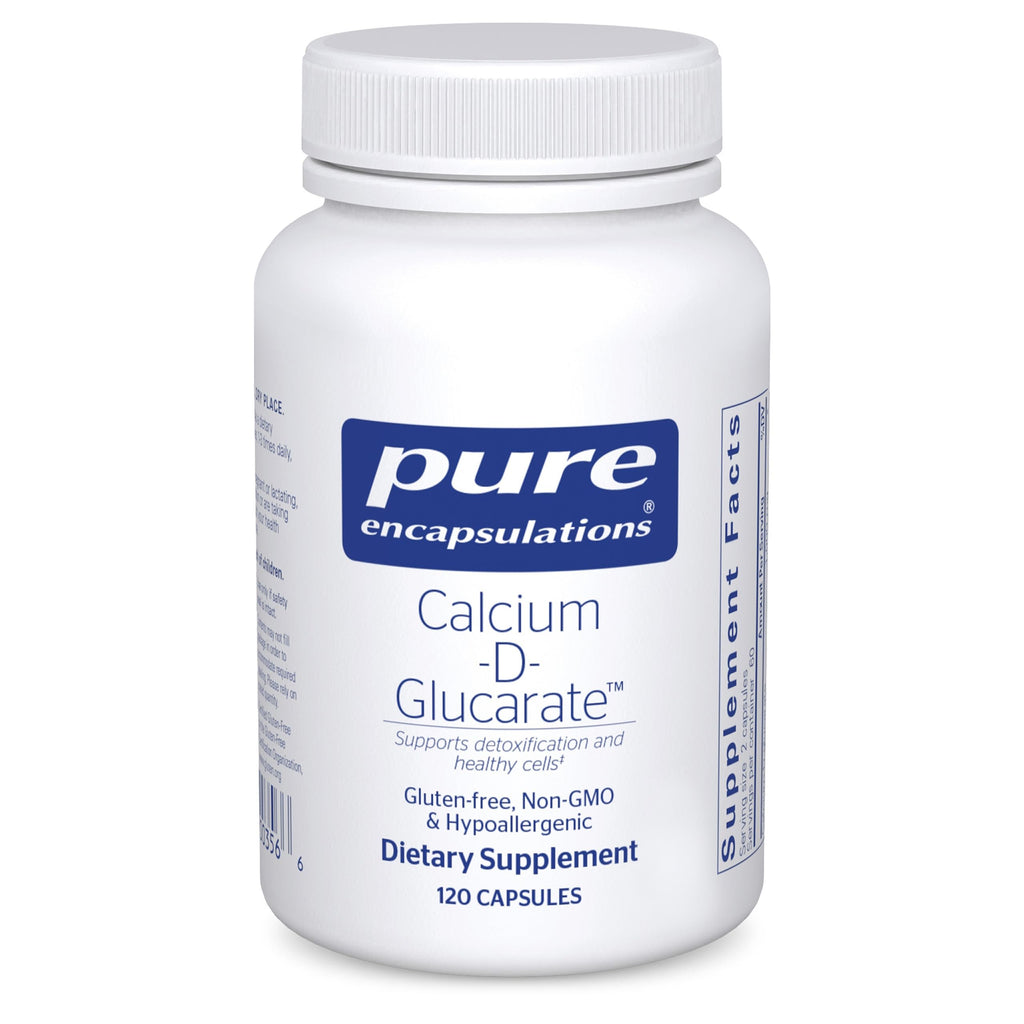 Pure Encapsulations Calcium-D-Glucarate | Support Cellular Health in Liver, Lungs, Breast & Colon (120 Capsules)