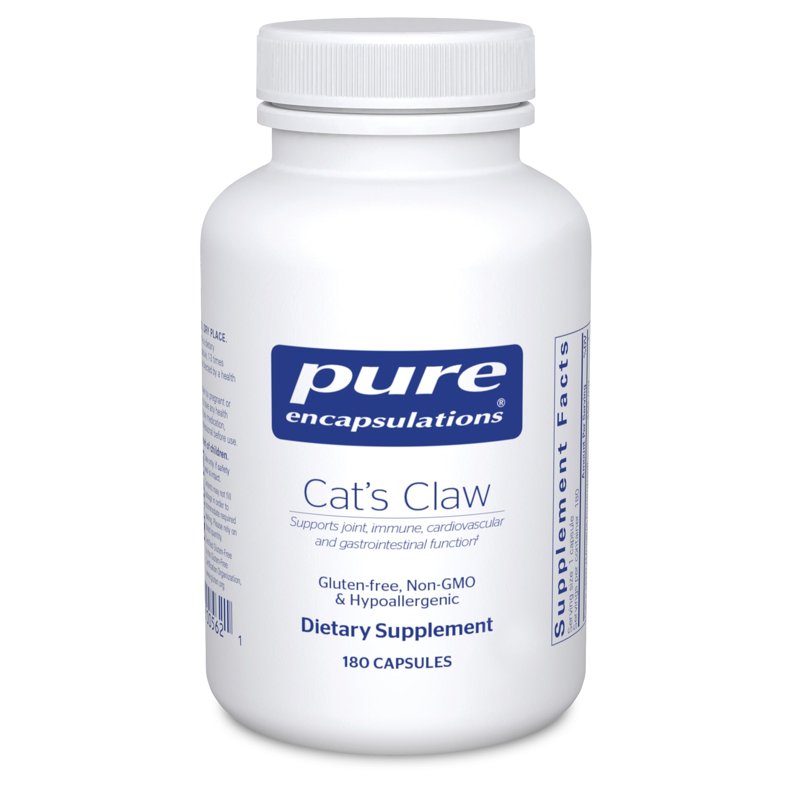 Pure Encapsulations Cat's Claw | Joint, Immune & Digestive Support | 180 Capsules